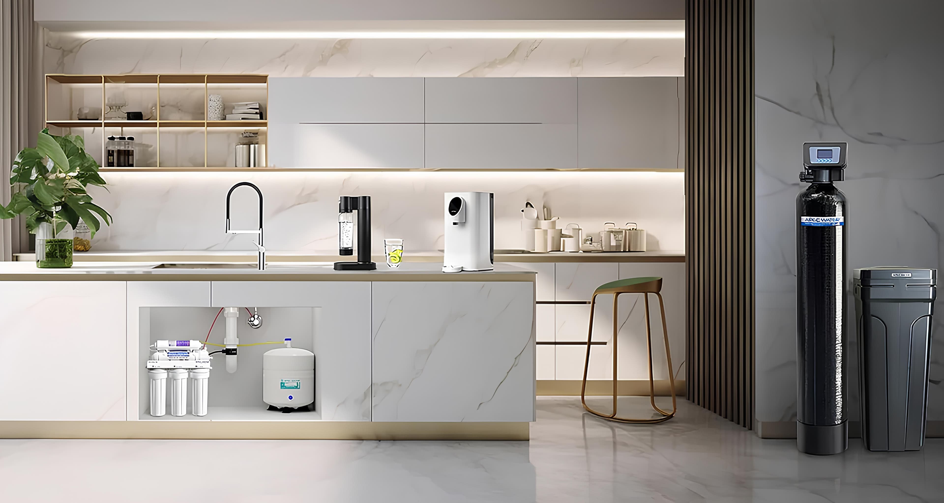 Modern kitchen demonstration