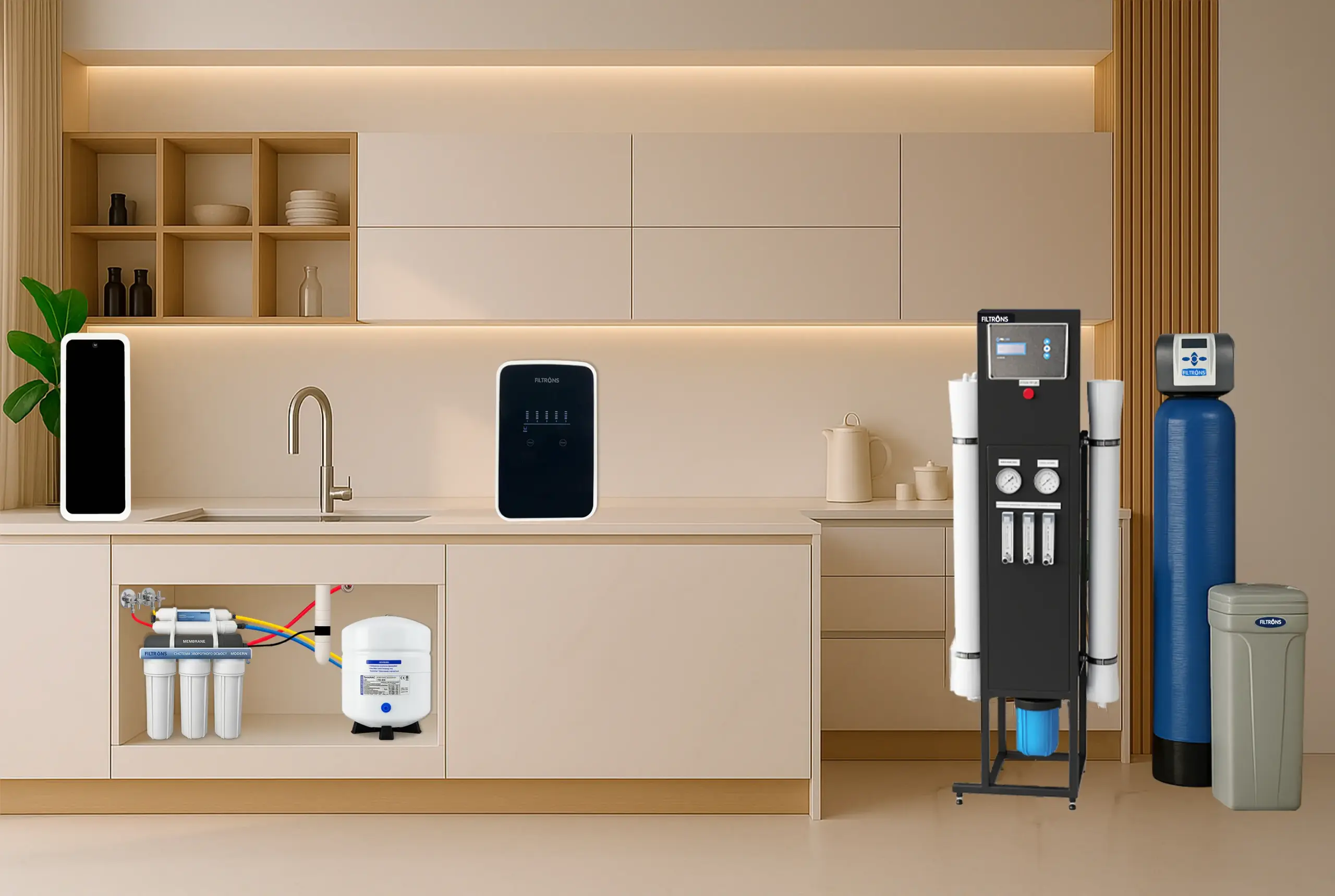 Modern kitchen demonstration